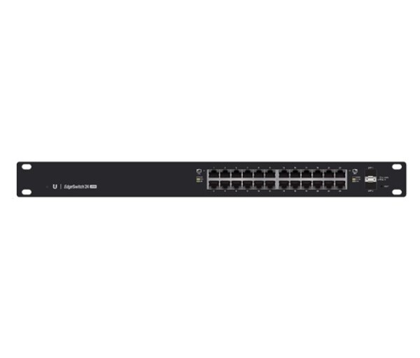 UBNT EdgeSwitch ES-24-250W [26Gbps, 250W, aktivní (802.3af/at) i pasivní (24V) PoE, 2xSFP, L2/L3] EDF_1015472