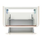 Koupelnová skříňka s umyvadlem a baterií SAT Fusion 77,5x43x45 cm bílá matná mat SATFUSION80WUBA SATFUSION80WUBA