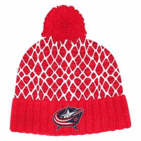 Adidas Pánská zimní čepice Columbus Blue Jackets NHL 2019 20 Goal Net Pudelmütze