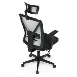 Kancelářská židle, houpací mechanismus, černá látka, KA-W3137 BK