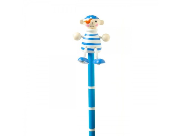 Orange Tree Toys Dřevěná tužka s postavičkou - Pirát (1ks)