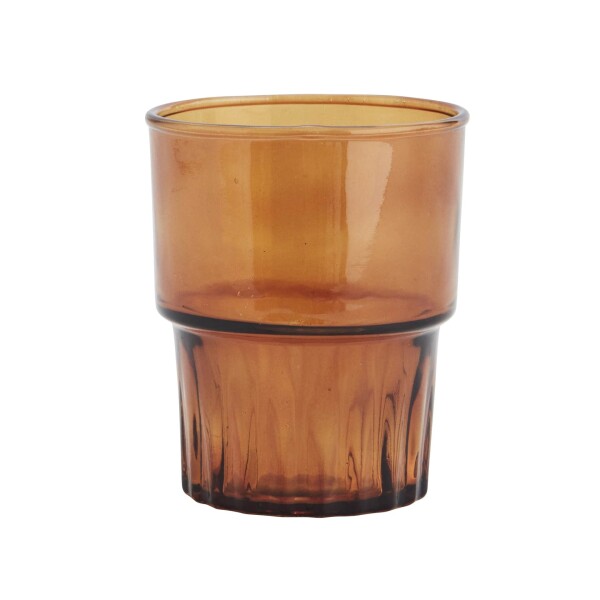 MADAM STOLTZ Sklenice na vodu Colors 200 ml Oranžová, multi barva, sklo