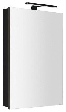 SAPHO - GRETA galerka s LED osvětlením, 50x70x14cm, černá mat GR055-0035