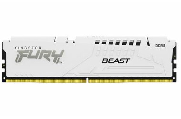 Kingston Fury Beast White 32GB (1x 32GB) DDR5 6400MHz / CL32 / DIMM / On-Die ECC / EXPO / 1.4V (KF564C32BWE-32)