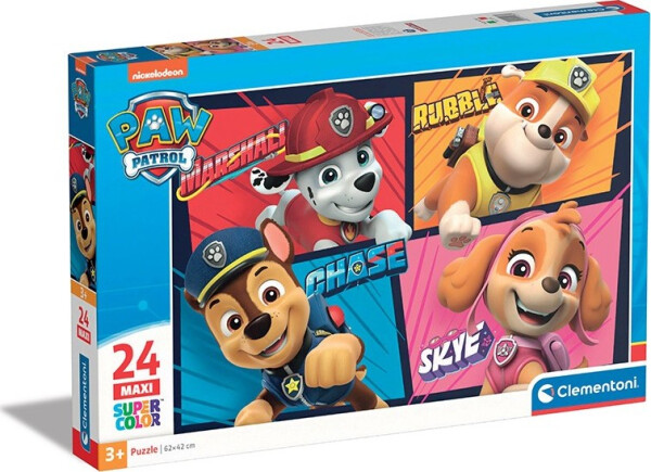 Puzzle Tlapková Patrola Maxi 24 dílků - Clementoni