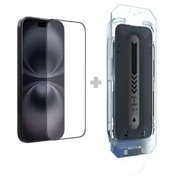 Nillkin Tvrzené Sklo 2.5D CP+ PRO Black pro Apple iPhone 16 (s aplikátorem) (57983122950)