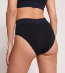Dámské kalhotky EVER Infused Aloe High waist - BLACK - černé 0004 - SLOGGI BLACK M