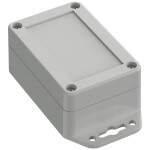 TRU COMPONENTS TC-10860420 Přírubové pouzdro 90 x 60 x 39.90 polykarbonát světle šedá 1 ks