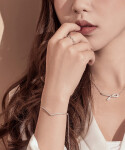 Elenys stříbrný náramek Třpytivá elegance