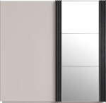 Šatní skříň AllMo AL15 Barva korpusu + barva dveří: Dub Estena + Antracit