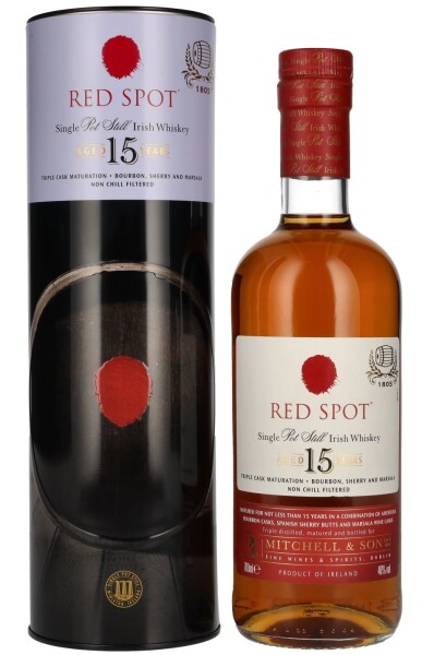 Red Spot Single Pot Still Irish Whiskey 15yo 0,7L, 46%, -DB-