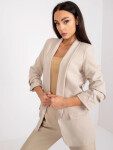 Dámské sako MA-7684 - FPrice XXL smetanová