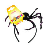 Čelenka Halloween s černým pavoukem