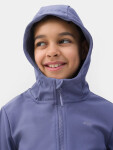 Chlapecká bunda softshell 4FJSS23TSOFM091-32S denim 4F cm