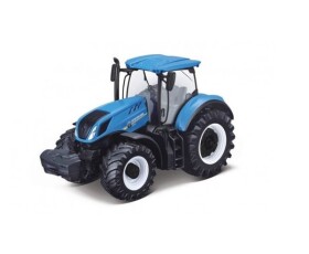 Traktor Bburago Fendt 1050 Vario/New Holland kov/plast 13cm 2 druhy v krabičce 15x11x8cm