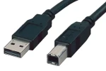OEM USB kabel USB-A - USB-B černá / Propojovací kabel / USB 2.0 / 3 m (11.02.8830)