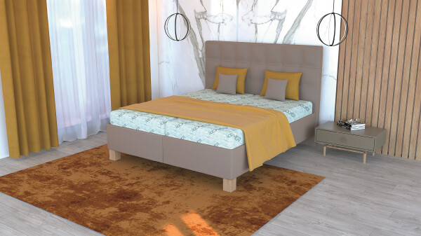 Postel Celine Rozměr: 180 x 200 cm, Matrace: Madona - tvrdost 3, látka: Solar 16