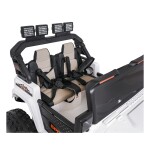 Mamido Elektrické autíčko Extreme Sport 4x4 s proměnlivou velikostí bílé