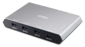 ATEN 2x4 USB-C Gen2 / Přepínač USB periferií / 2 PC / 4x USB-C / 10 Gb/s (US3342-AT)