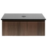 Koupelnová skříňka s žulovou deskou SAT Evolution 98x30x44,8 cm ořech mat SATEVO100NAZ SATEVO100NAZ