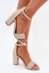 Sandály na podpatku model 213925 Step in style 41