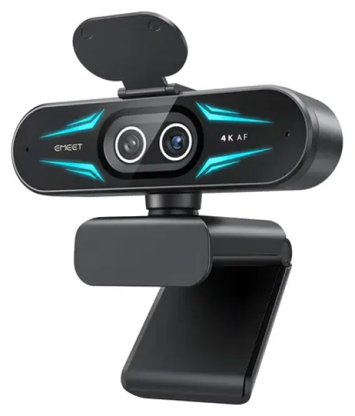 EMEET SmartCam C60E / Webkamera / duální objektiv / 4K30 / 1080p60 / 11x zoom / USB-C (E3402)