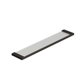 KLUDI - Vela C Polička, délka 60 cm, sklo/broušený Gunmetal 31973N2