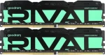 GOODRAM RIVAL Radiant Green / Operační paměť / 16 GB (2x8 GB) / DDR4 / 3200 MHz / CL16 / DIMM (GGRGD4-32L16SA/16GDC)