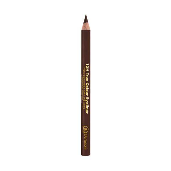 Dermacol 12H True Colour Eyeliner č.6 - dark brown