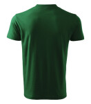 V-neck tričko unisex lahvově zelená XL
