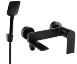 MEXEN - Zero SET vanová baterie s příslušenstvím R62, černá 7113R62-70