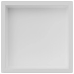 CERANO - Zápustná polička/nika s okrajem do obkladu - bílá matná - 30x30x10 CER-8050BD80241