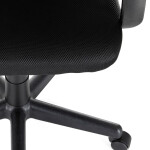 Kancelářská židle, houpací mechanismus, černá síťovina, KA-L601 BK