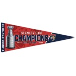 Fanatics Vlajka Florida Panthers NHL 2025 WinCraft Back-To-Back Stanley Cup Champions 12" x 30" Premium Pennant