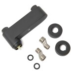 Sprchová baterie SAT Fusion bez sprchového setu 150 mm páka tmavé dřevo SATBSFU268DTC SATBSFU268DTC