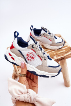 Dětská sportovní obuv Memory Foam System Big Star JJ374269 Bíle 35