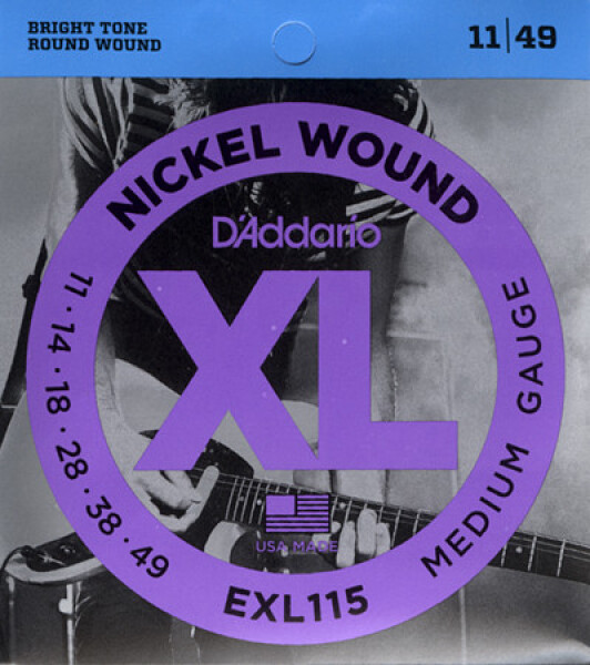 D'Addario EXL115 Blues/Jazz Rock - .011 - .049