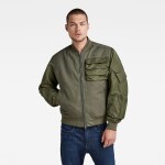 G-STAR Jacket Chest pocket pm bomber green