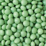Decora čokoládové mini lentilky bledě zelené (80 g)