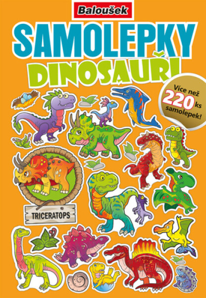 Samolepkový sešit Dinosauři