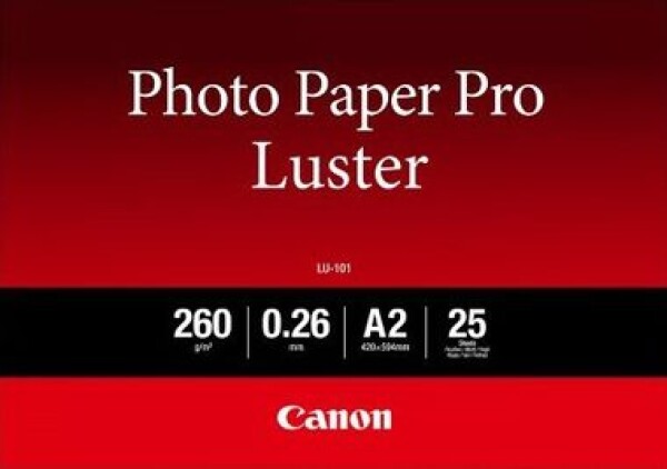 Canon fotopapír LU-101 / A2 / 260g / 25 listů / lesklý (6211B026)