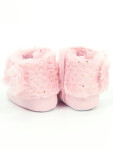 Yoclub Dětské dívčí boty OBO-0020G-4600 Powder Pink měsíců