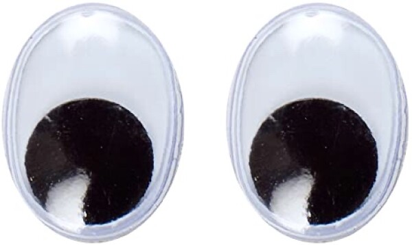 HobbyFun Očička oválná 15x11 mm - 40 ks, Hobby Fun