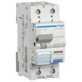 Hager ADA513D proudový chránič/elektrický jistič 2pólový 13 A 0.03 A 240 V