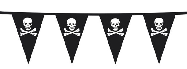 R-Kontakt.cz Vlajky pirátské - girlanda - 6m