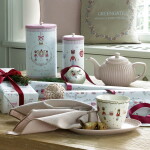 GREEN GATE Plechová dóza Cindarella White – set 2 ks, růžová barva, kov