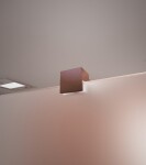 Erga Paris, stabilizační vzpěra pro sprchové zástěny o tloušťce skla 8mm, délka max. 100% 150cm, měděná matná, ERG-V02-PARIS-BAR-CO
