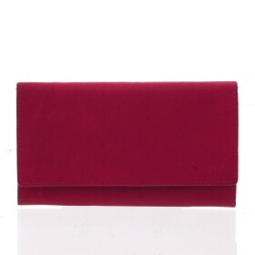 Dámská kožená peněženka Delami FRANCOISE, červená matná