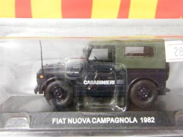 CARABINIERI FIAT NUOVA CAMPAGNOLA 1982 - DeAgostini 1:43