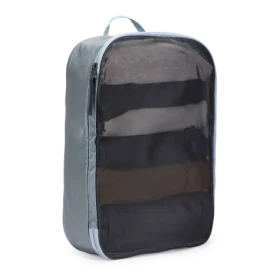 Thule Packing Cube M TPCS202 Pond Gray / Cestovní organizér / Síťovaný vršek / Zip YKK / Recyklovaný nylon (3205573)